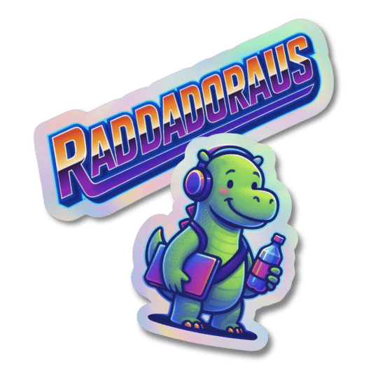 Raddadoraus sticker sheet preview